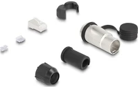 Delock 67056 Rj45 moduláris dugasz cat.6a átvezető csatolóval és védősapkával kép