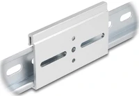 Delock 67146 Alumínium beépítő csipesz din sínhez 80,0 x 47,8 mm ezüst színű kép