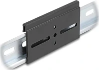 Delock 67147 Alumínium beépítő csipesz din sínhez 80,0 x 47,8 mm ezüst fekete kép