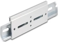Delock 67148 Alumínium beépítő csipesz din sínhez 100,0 x 47,8 mm ezüst színű kép