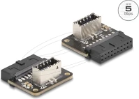 Delock 67239 Usb 5 gbps átalakító, tűfejes anya   belső a kulcs anya ívelt kép