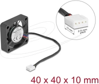 Delock 67293 Axiális ventilátor 12 v dc, 40 x 40 x 10 mm fekete kép