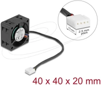 Delock 67299 Axiális ventilátor 24 v dc, 40 x 40 x 20 mm fekete kép