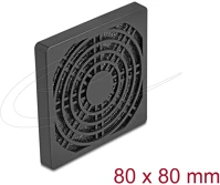 Delock 67311 Ventilátor rács porszűrővel 80 x 80 mm fekete kép