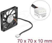 Delock 67315 Axiális ventilátor 12 v dc, 70 x 70 x 10 mm fekete kép