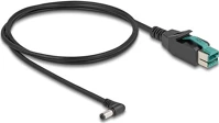 Delock 80011 Poweredusb kábel apa 12 v - dc 5,5 x 2,1 mm apa ívelt 1 m kép