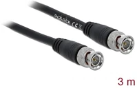Delock 80083 Bnc rg-59 -> bnc rg-59 m/m adatkábel 3m fekete kép
