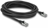 Delock 80137 Rj45 hálózati kábel cat.6a s/ftp pur kültéri 5 m fekete kép