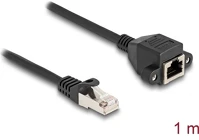 Delock 80193 Rj50 s/ftp -> rj50 s/ftp m/f adatkábel hosszabbító 1m fekete kép