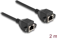 Delock 80200 Rj50 s/ftp -> rj50 s/ftp f/f adatkábel 2m fekete kép