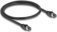 Delock 80232 Rj45 cat8.1 s/ftp -> rj45 cat8.1 s/ftp m/m adatkábel 0.5m fekete kép