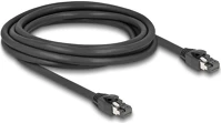 Delock 80235 Rj45 cat8.1 s/ftp -> rj45 cat8.1 s/ftp m/m adatkábel 3m fekete kép