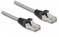 Delock 80249 Hálózati kábel fekete, ezüst 1 m cat6a u/ftp (stp) kép