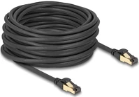Delock 80253 Rj45 cat6a s/ftp -> rj45 cat6a s/ftp m/m adatkábel 15m fekete kép