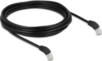 Delock 80278 Rj45 cat6a s/ftp -> rj45 cat6a s/ftp m/m adatkábel 5m fekete 45° le kép