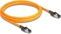 Delock 80408 Rj45 cat6a s/ftp -> rj45 cat6a s/ftp m/m adatkábel 2m narancssárga kép