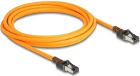 Delock 80410 Rj45 cat6a s/ftp -> rj45 cat6a s/ftp m/m adatkábel 3m narancssárga kép
