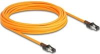 Delock 80415 Rj45 cat6a s/ftp -> rj45 cat6a s/ftp m/m adatkábel 7.5m narancssárga kép