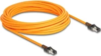 Delock 80418 Rj45 cat6a s/ftp -> rj45 cat6a s/ftp m/m adatkábel 10m narancssárga kép