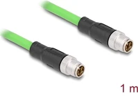 Delock 80436 Kábel m12 x kódolt 8 tűs apa - apa pur (tpu) 1 m kép