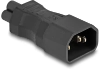 Delock 80468 Tápadapter iec 60320 - c14 - c5, apa / anya, 2,5 a, egyenes kép