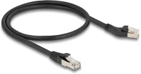 Delock 80598 rj45 hálózati kábel cat.6a s/ftp 45 -ben jobbra hajlított apa   egyenes kép