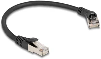 Delock 80626 rj45 hálózati kábel cat.8.1 s/ftp 45 -ben jobbra hajlított apa   egyenes kép