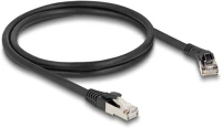Delock 80637 rj45 hálózati kábel cat.8.1 s/ftp 45 -ben jobbra hajlított apa   egyenes kép
