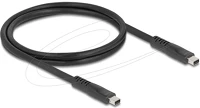 Delock 81176 Mini displayport 2.1 -> mini displayport 2.1 m/m video kábel 1m fekete kép