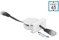 Delock 81361 Rj45 cat5e sf/utp -> rj45 cat5e sf/utp m/m easy 45 modul 0.5m fekete kép