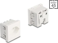 Delock 81437 45 x 45 mm méretű, easy 45 földelt hálózati csatlakozóaljzat t13 svájc kép