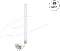 Delock 81455 wifi 7 antenna n-dugó 4,5 - 6,6 dbi 32 cm irányítatlan, rögzített kép