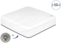 Delock 81467 5g 3300 - 5000 mhz mimo antenna 2 x n anya 9 dbi irány, kültéri fali és kép