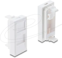Delock 81494 easy 45 h-modul fedél keystone modul 1 porthoz porvédő sapkával 22,5 x 45 kép