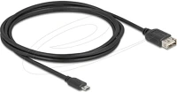 Delock 81519 Usb 2.0 kábel easy usb type micro apa - easy usb type-a anya 2 m kép