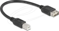 Delock 81528 Usb 2.0 kábel usb type-b apa - easy usb type-a anya 0,2 m kép