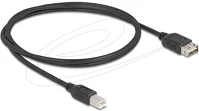Delock 81530 Usb 2.0 kábel usb type-b apa - easy usb type-a anya 1 m kép