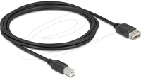 Delock 81531 Usb 2.0 kábel usb type-b apa - easy usb type-a anya 2 m kép