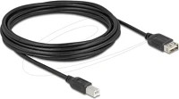 Delock 81533 Usb 2.0 kábel usb type-b apa - easy usb type-a anya 5 m kép