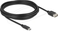 Delock 81539 Usb 2.0 kábel usb type-c  apa   easy usb type-a anya, 5 m kép