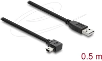 Delock 81650 usb 2.0 kábel a-típusú csatlakozódugó - mini-b típusú csatlakozódugó kép