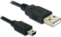 Delock 82273 Usb kábel 1 m usb 2.0 usb a mini-usb b fekete kép