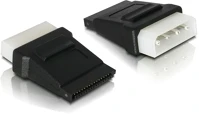 Delock 82325 Molex power 4pin -> sata power 15pin m/f adapter fekete kép