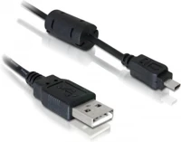 Delock 8-TŰS UC-E6 USB Cable camera casio 8pin uc-e6 usb 1,83m kép