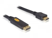 Delock 82441 APA Displayport (apa) - hdmi (apa) adapter - 5 m kép