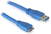 Delock 82532 Micro usb 3.0 - 2m usb kábel usb a kék kép