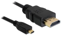 Delock 82661 Hdmi 1.4 -> hdmi micro d m/m video jelkábel 1m kép