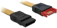 Delock 82666 Sata m/f adatkábel 1m sárga kép