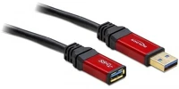 Delock 82752 Usb 3.0-a apa / anya hosszabbító prémium kábel, 1 m kép