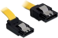 Delock 82799 Sata3 -> sata3 f/f adatkábel 0.2m sárga egyenes/90° kép